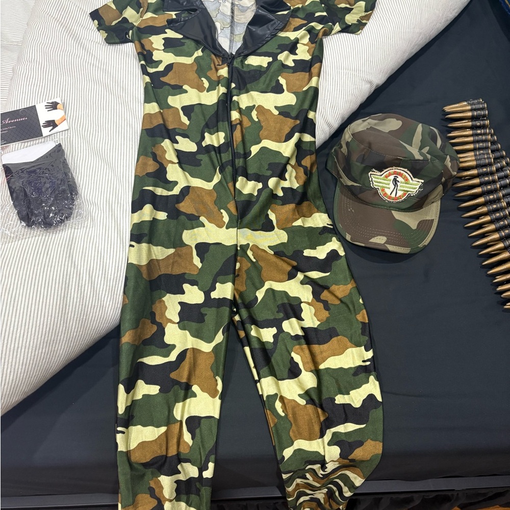 Women’s Camouflage One Piece Costume